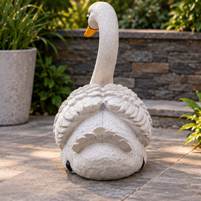 Polyresin Swan Statue | Material Resin | Swan