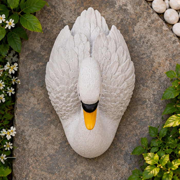 Polyresin Swan Statue | Material Resin | Swan
