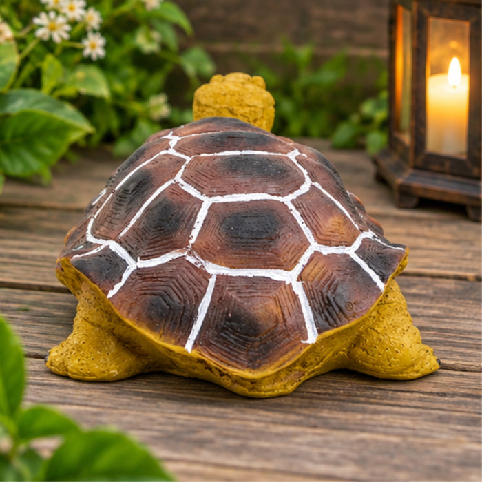Tortoise Statue For Outdoor Garden Décor - Yellow