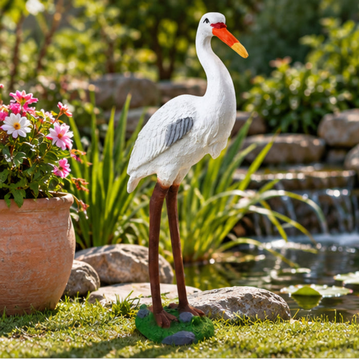 Elegant Heron Garden sculpture|Garden décor|lawn accessories