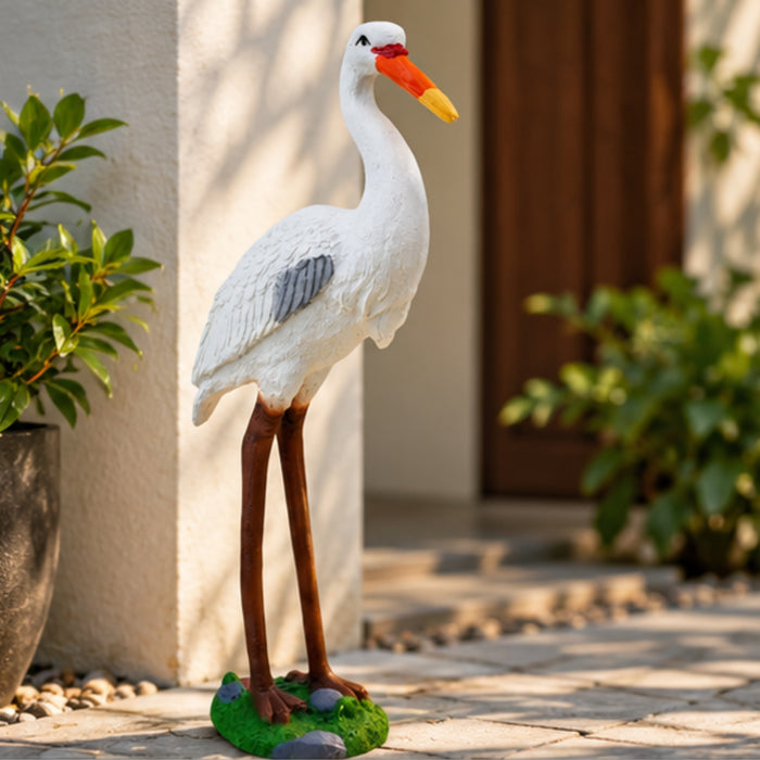 Elegant Heron Garden sculpture|Garden décor|lawn accessories