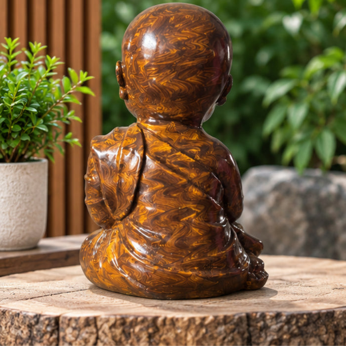 12-Inch Hand-Painted Buddha Statue