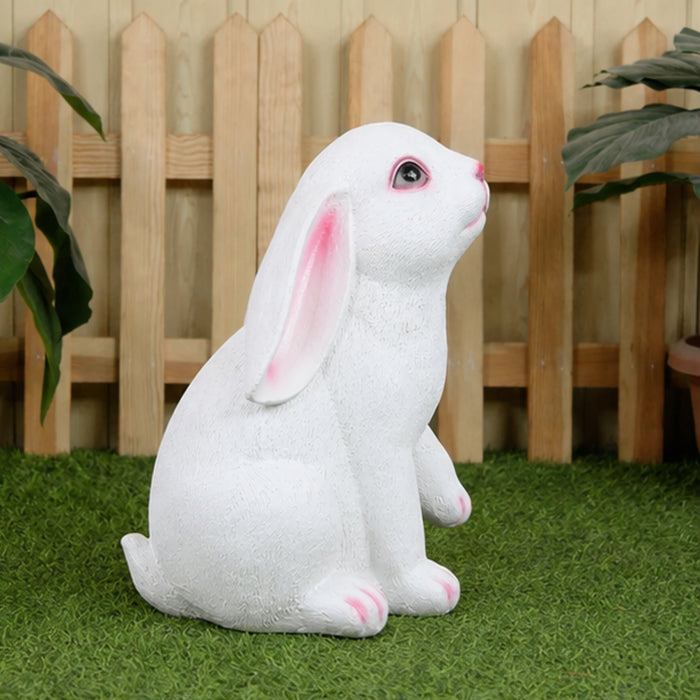 Ears Down Big Rabbit Statue for Balcony and Garden Decoration