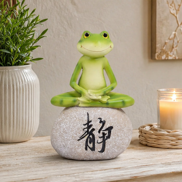 Frog Statue for Balcony and Garden Decoration