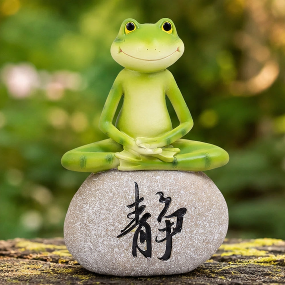 Frog Statue for Balcony and Garden Decoration