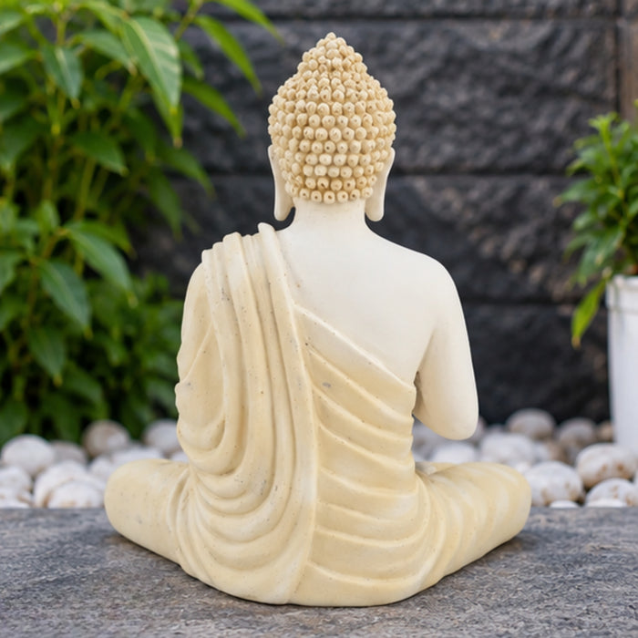 Resin 14 '' Buddha (Beige), buddha