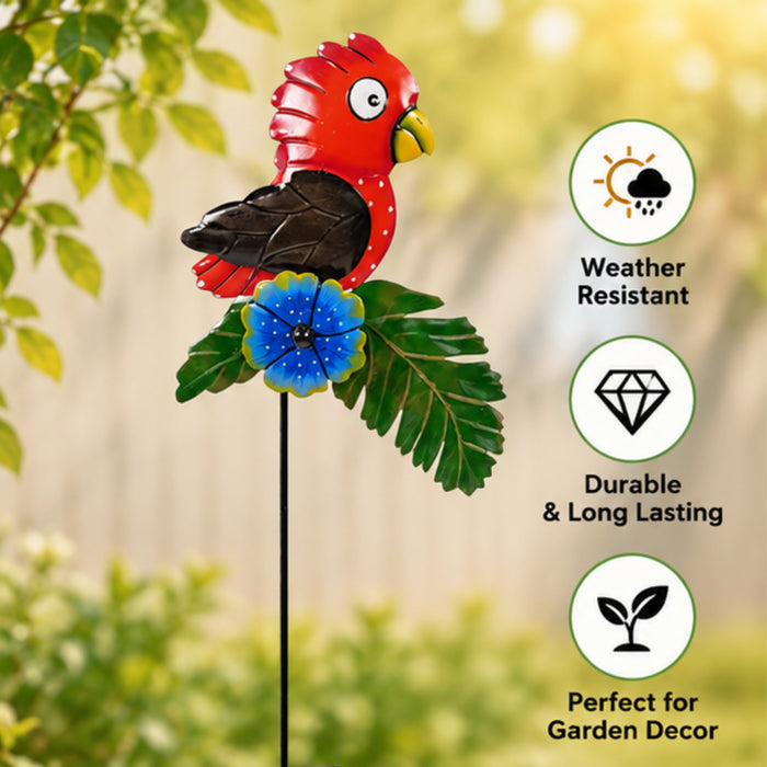 Colourful Bird Garden Stickoor Decor Stick)