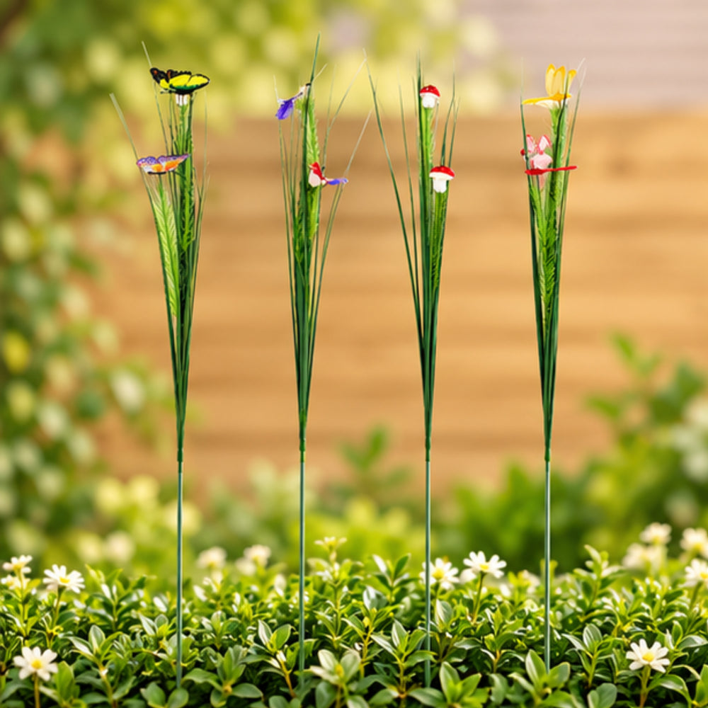 Artificial Garden Sticks butterfly ( set of 4)