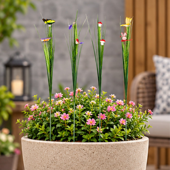 Artificial Garden Sticks butterfly ( set of 4)