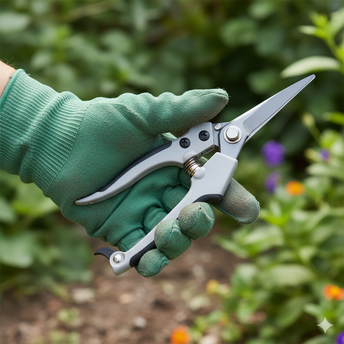 Wonderland Heavy Duty Trimmer Pruning Shears Silver : Garden Tools | Grafting Knifes for Garden, Lawn, Potted Plants