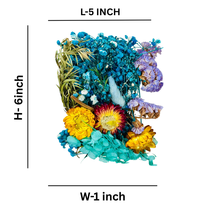 Wonderland Dried Flowers for Resin, 6 Packets  Natural Flowers and Leaves Compressed,DIY Pressed Flowers for  Jewelry, Candles, Soap, Nail Production