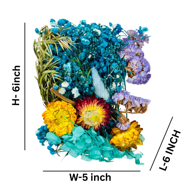 Wonderland Dried Flowers for Resin, 6 Packets  Natural Flowers and Leaves Compressed,DIY Pressed Flowers for  Jewelry, Candles, Soap, Nail Production
