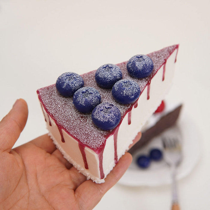 Wonderland set of 3 Realistic Assorted Fruit Pastry Cake Set | Decorative Miniature Pastry Props| Fake Cake for Home Décor & Kitchen Display