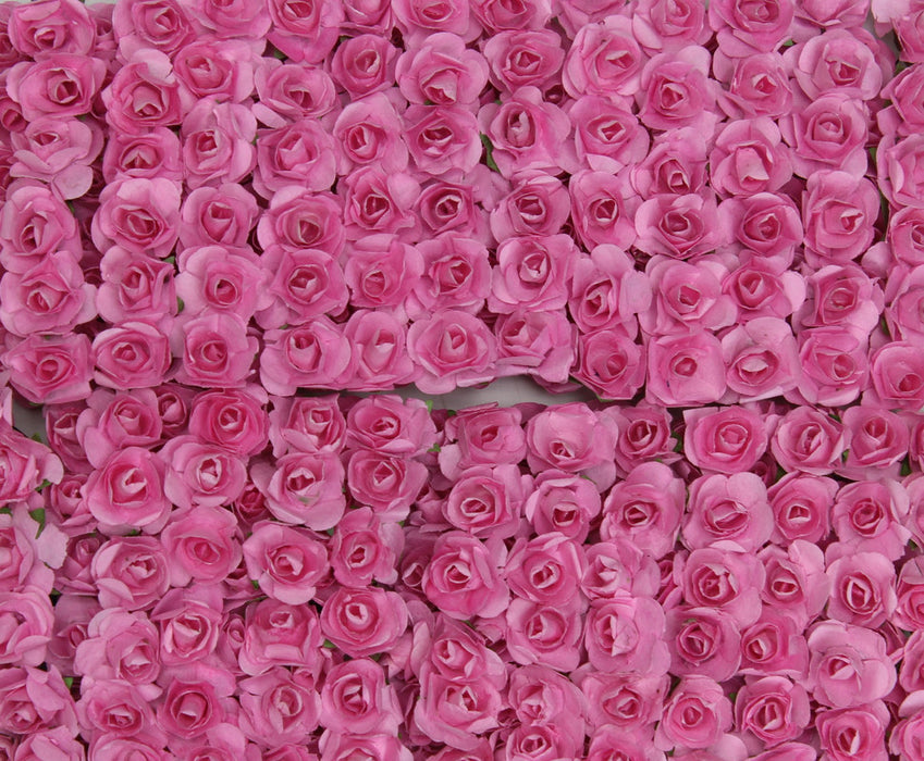 Wonderland Artificial Flower with Flexible Wire Stem | Lightweight Foam Flower Decoration | 144 Pc (Baby Pink) | Perfect for Cake Toppers, Crafts, Bouquets & DIY Décor