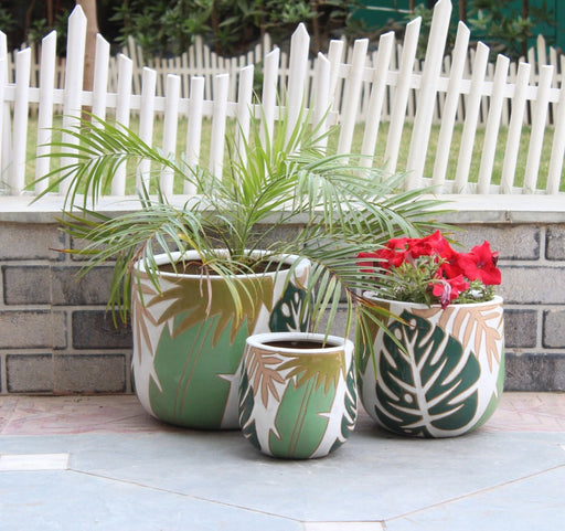 ceramic outdoor pots imported