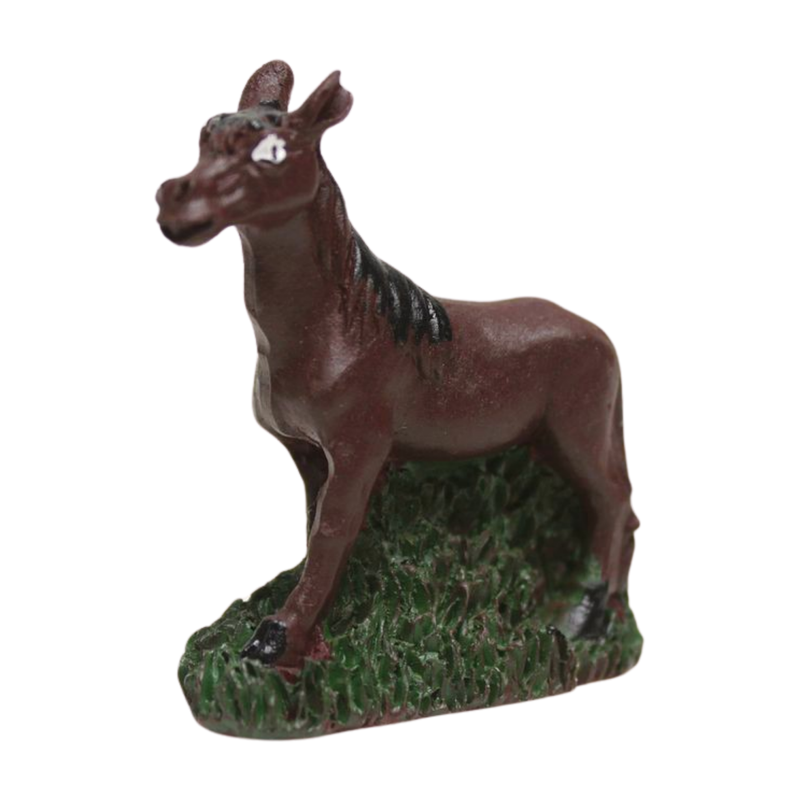 (set of 2)  resin miniature horse figurine