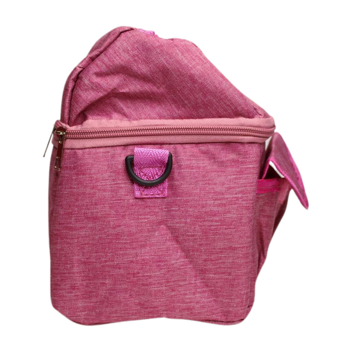 Wonderland Double layer lunch bag,large capacity insulated (Pink)