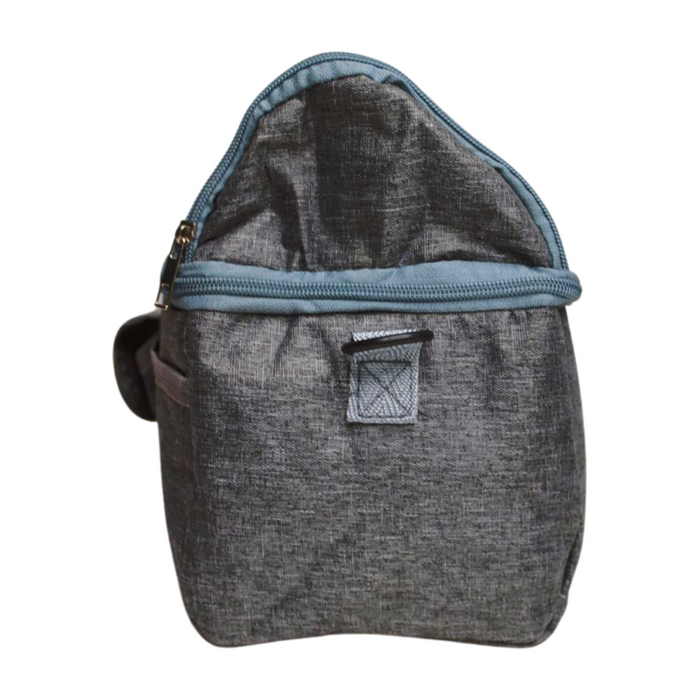 Wonderland Double layer lunch bag,large capacity insulated (Grey)