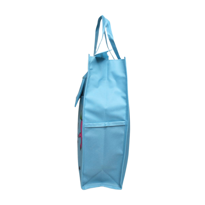 Wonderland Student multi-functional kids portable tution tote bag (Sky Blue)