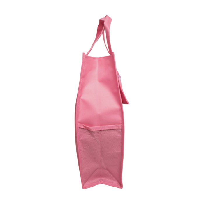 Wonderland Student multi-functional kids portable tution tote bag (Pink)