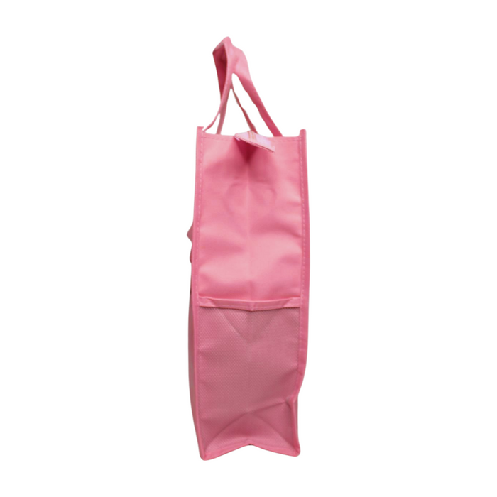 Wonderland Student multi-functional kids portable tution tote bag (Pink)