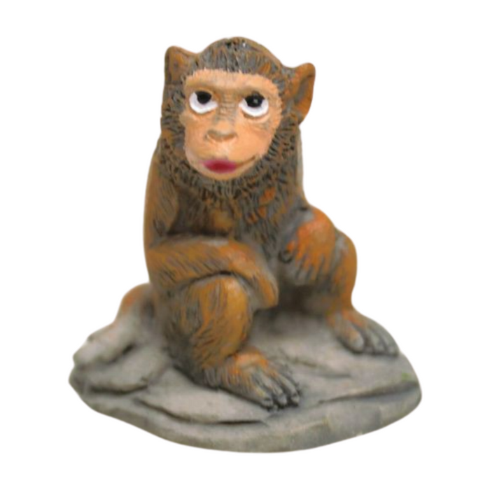 Wonderland (set of 2)  resin miniature monkey figurine