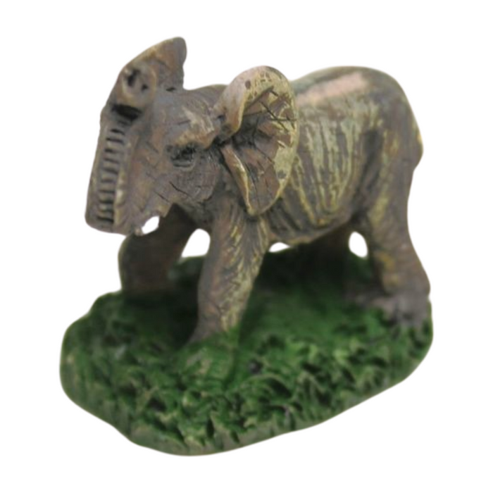 Wonderland (set of 2)  resin miniature elephant figurine