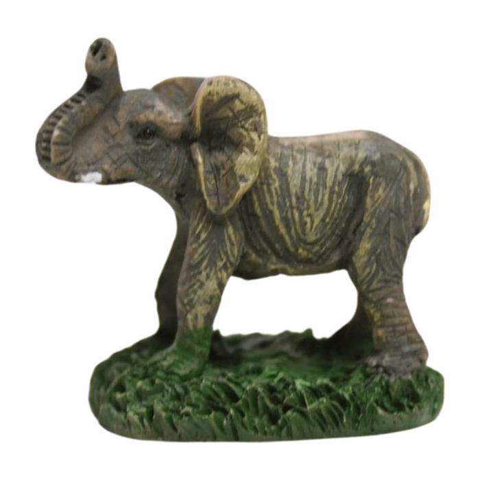 Wonderland (set of 2)  resin miniature elephant figurine