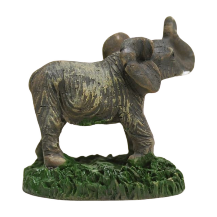Wonderland (set of 2)  resin miniature elephant figurine