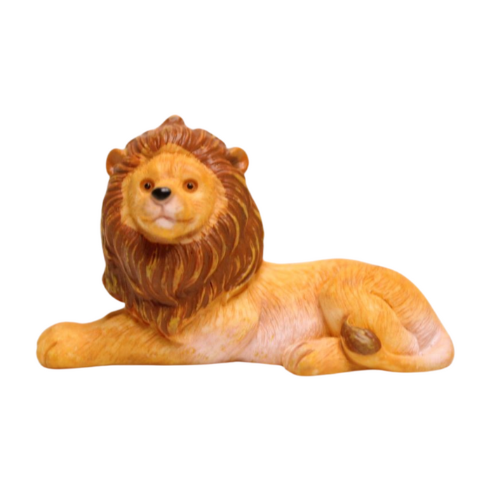 Wonderland (set of 2) resin  miniature lion figurine