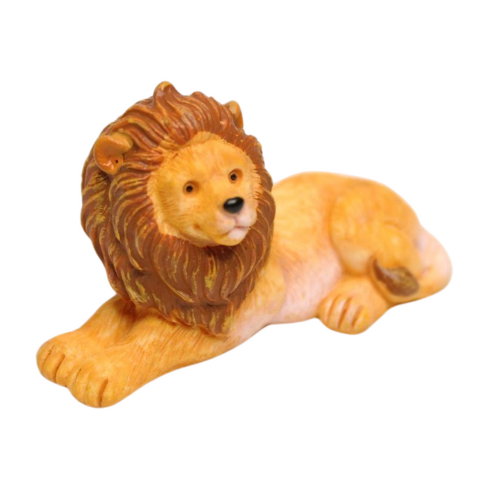 Wonderland (set of 2) resin  miniature lion figurine