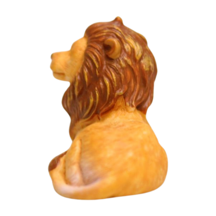 Wonderland (set of 2) resin  miniature lion figurine