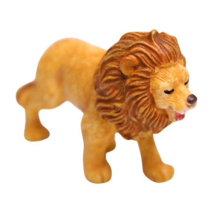 Wonderland (set of 2) resin  miniature lion figurine