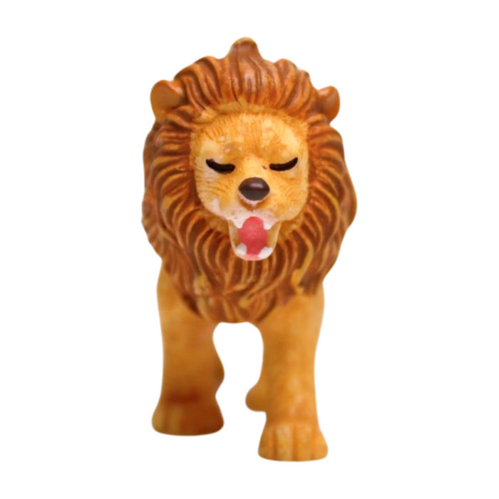 Wonderland (set of 2) resin  miniature lion figurine