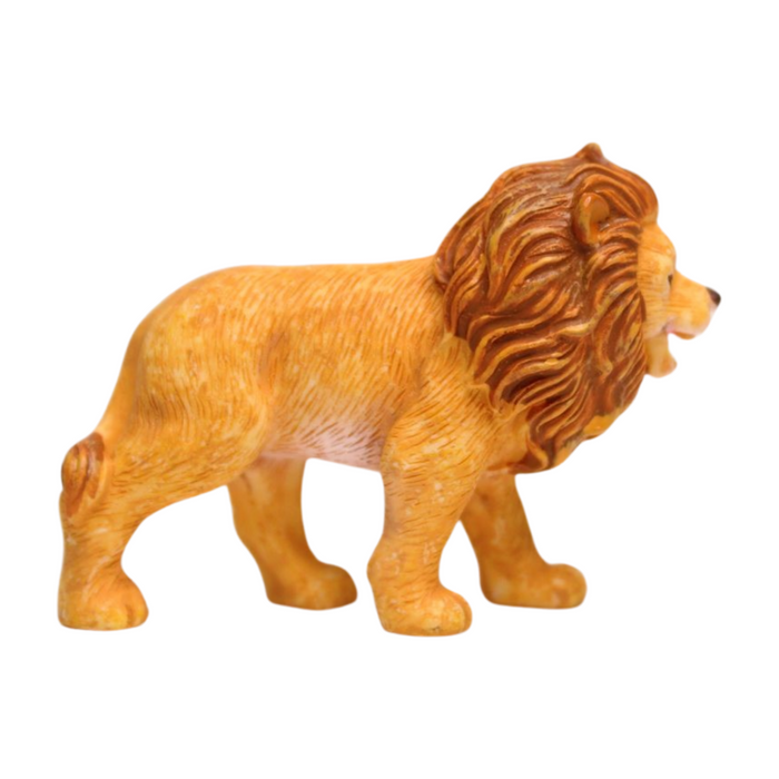 Wonderland (set of 2) resin  miniature lion figurine