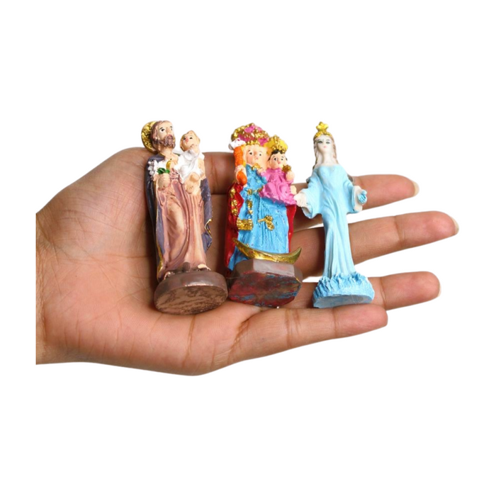 Wonderland (set of 3 ) resin  miniature Nativity set
