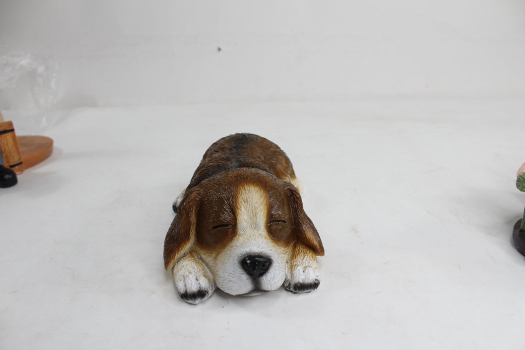 Wonderland Sleeping Puppy Garden Statue