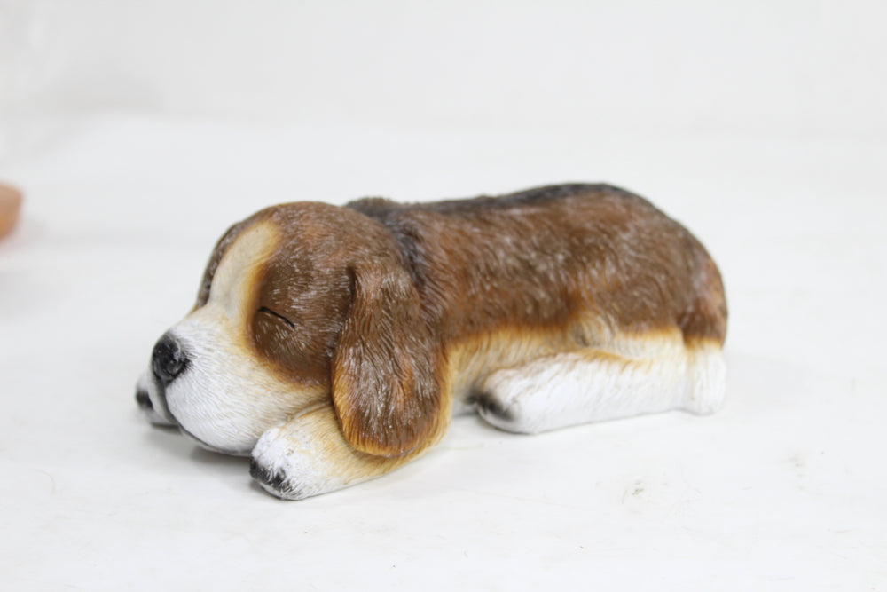 Sleeping Puppy Garden Statue