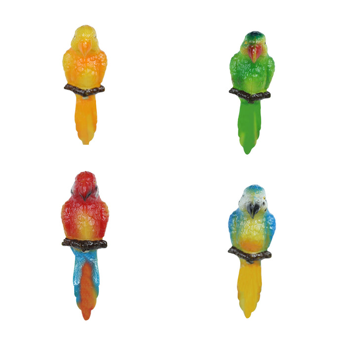 (Set of 4) Parrots Stake/Stick for Garden Decoration