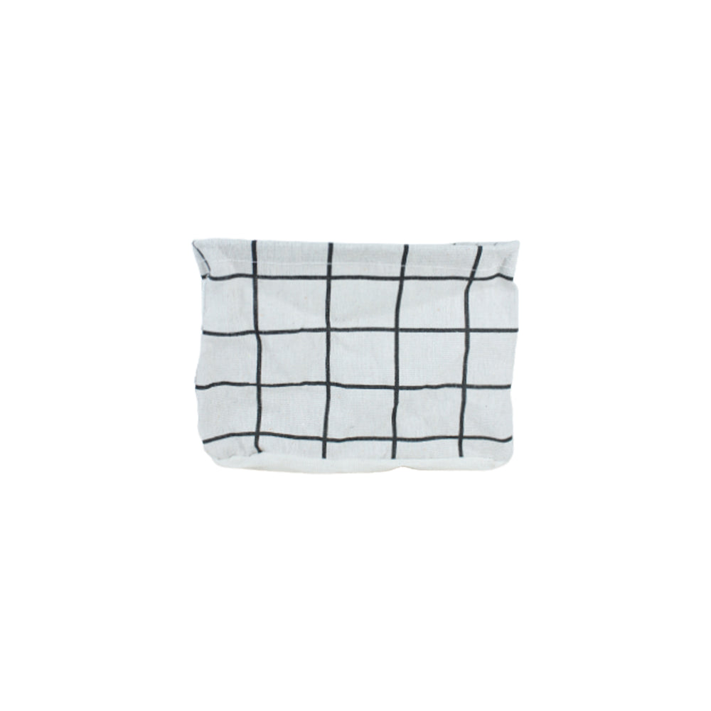 (Set of 4) Foldable Cloth Storage Box (White)