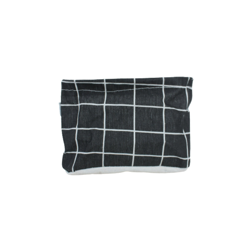 (Set of 4) Foldable Cloth Storage Box (Black)