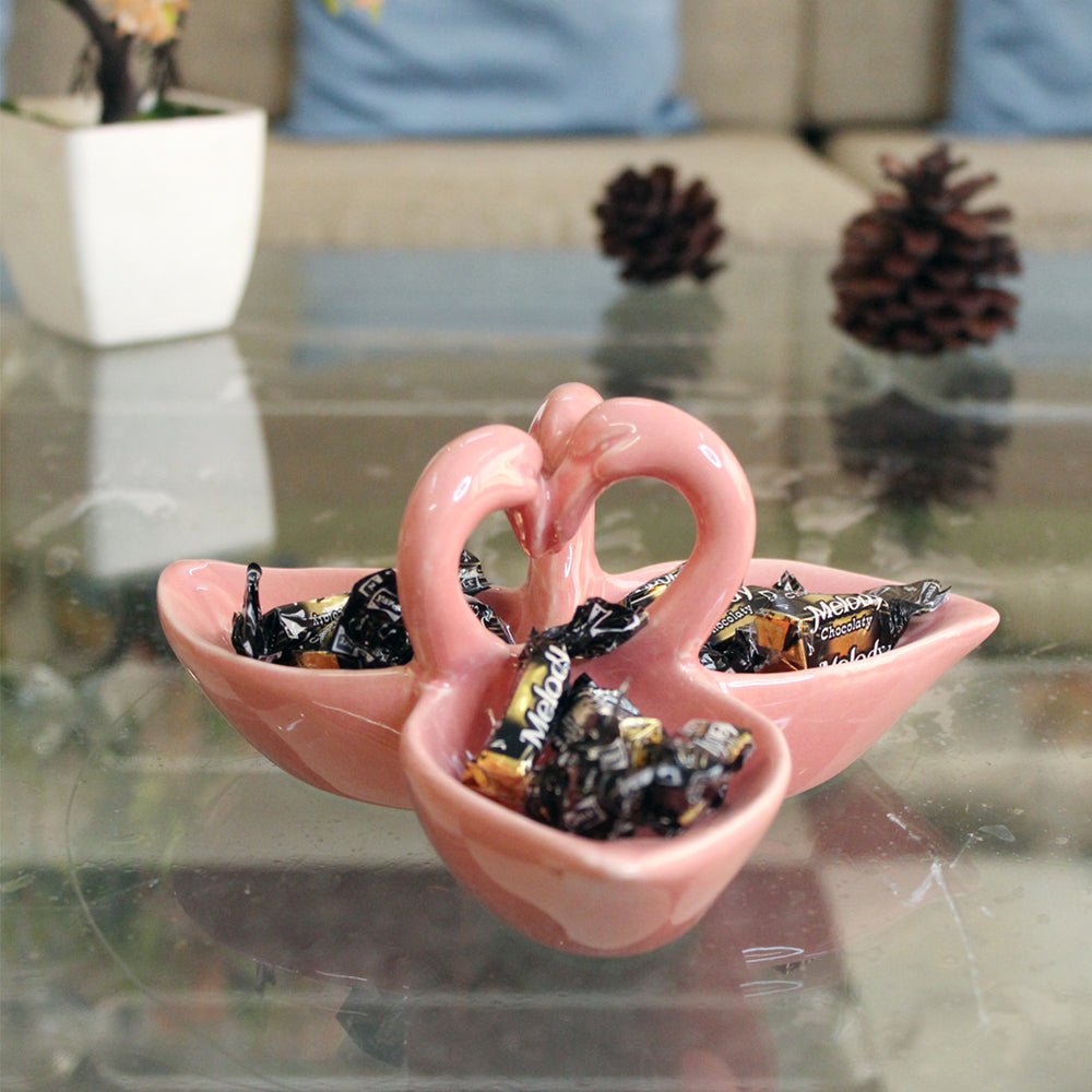Triple Flamingo Platter