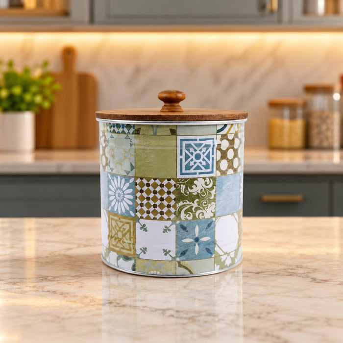 Metal Multi tile print storage container