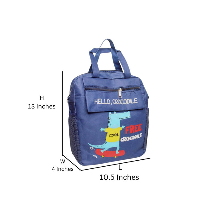 Wonderland Schoolbag for kids for primary school (Blue)