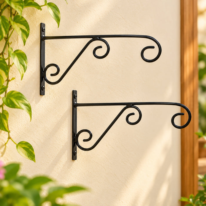 Metal Wall Plant Hanger for Home Balcony Garden Decor