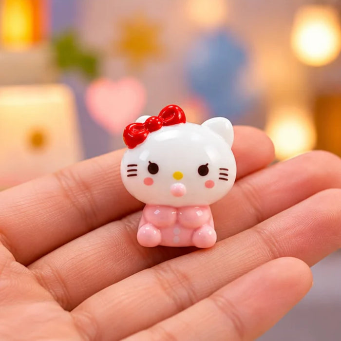 Sanrio Kawaii Baby Characters Miniature Figurines – Set of 6 Cute Collectible Toys for Desk Decor & Gifts