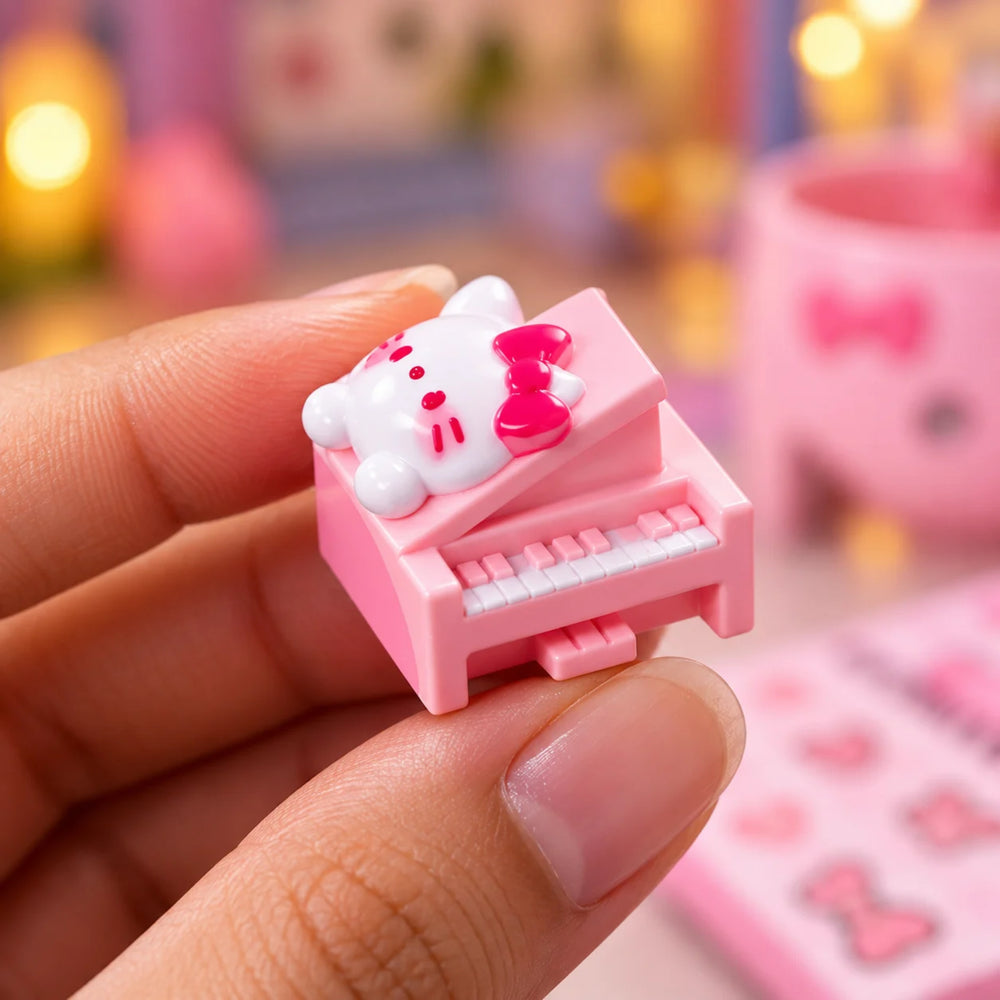 Hello Kitty Pink Miniature Musical Instruments Set (Pack of 8)
