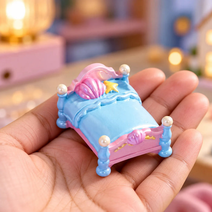 Ocean Dreamer Mermaid Miniature Bedroom Furniture Set (6-Piece)