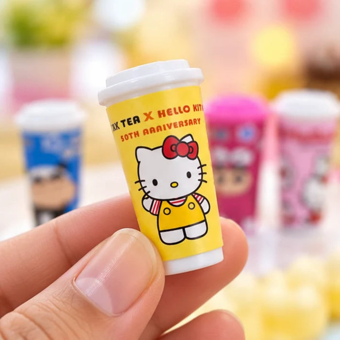 Cute Cartoon Character Miniature Coffee & Milk Tea Cups Collectible Set – Pack of 4