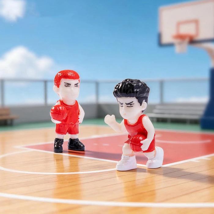 Miniature Basketball Players Set of 3, Sports Action Figurines for Home Decor, Office Desk